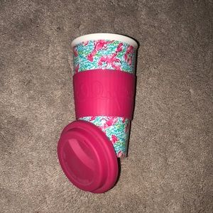 Lily Pulitzer coffee cup